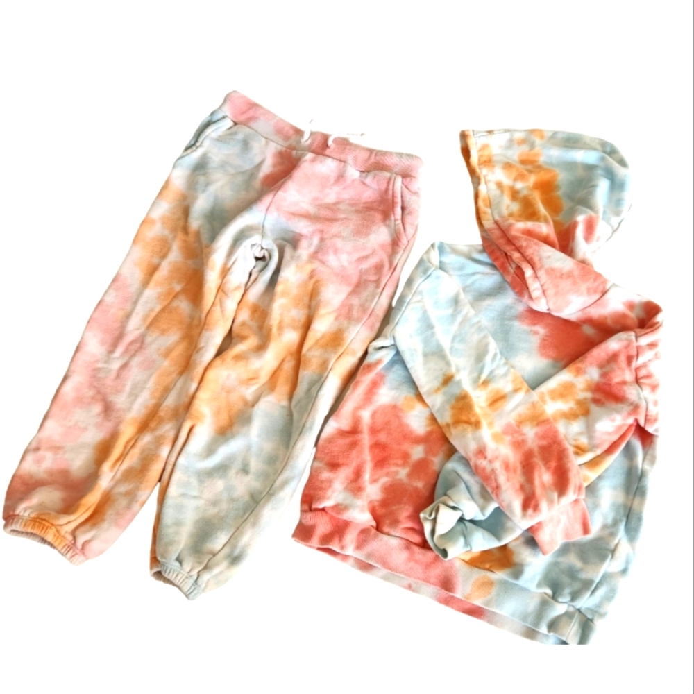 TUCKER +TATE Kid Sweat Suit Size 6 Tie- Dye
